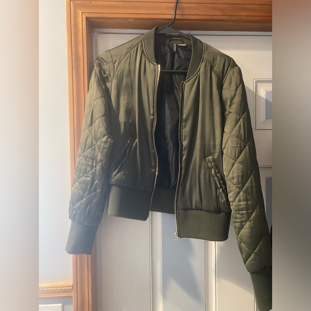 H and m bomber jacket